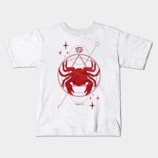 Zodiac, Cancer, Astrology, Star sign, Stars Kids T-Shirt